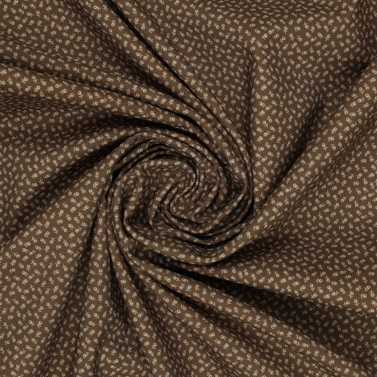 Isabella Fabric Collection - Ditzy Buds Brown: PBISAB06414Z swirled