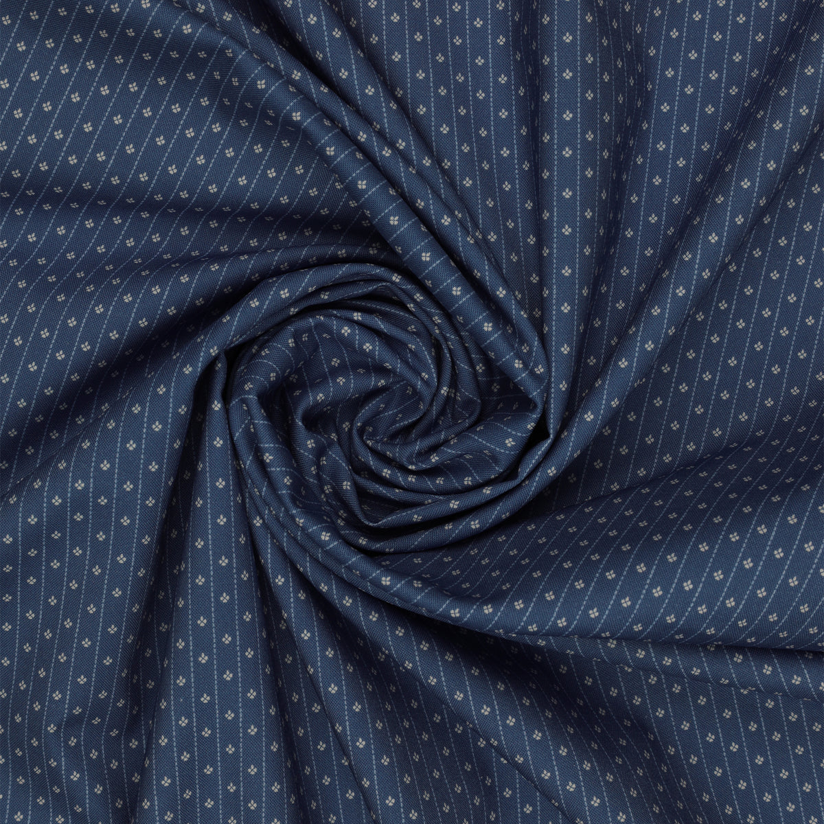 Isabella Fabric Collection - Motif Stripe Blue: PBISAB06415B swirled