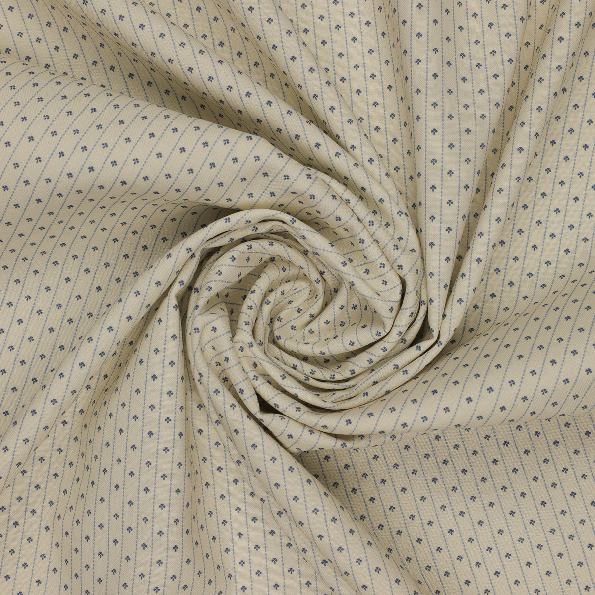 Isabella Fabric Collection - Motif Stripe Cream: PBISAB06415E swirled