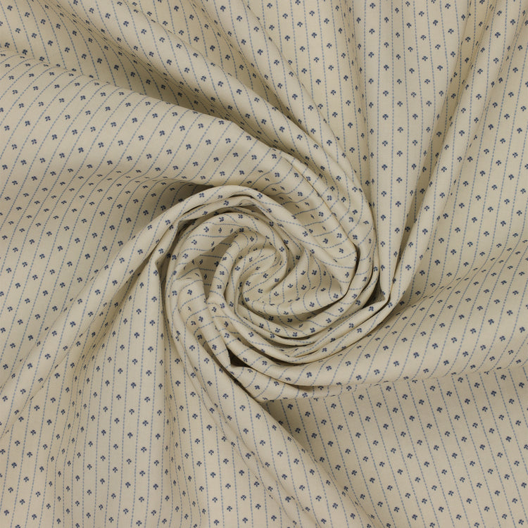 Isabella Fabric Collection - Motif Stripe Cream: PBISAB06415E swirled