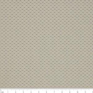 Isabella Fabric Collection - Motif Stripe Cream: PBISAB06415E with ruler for size