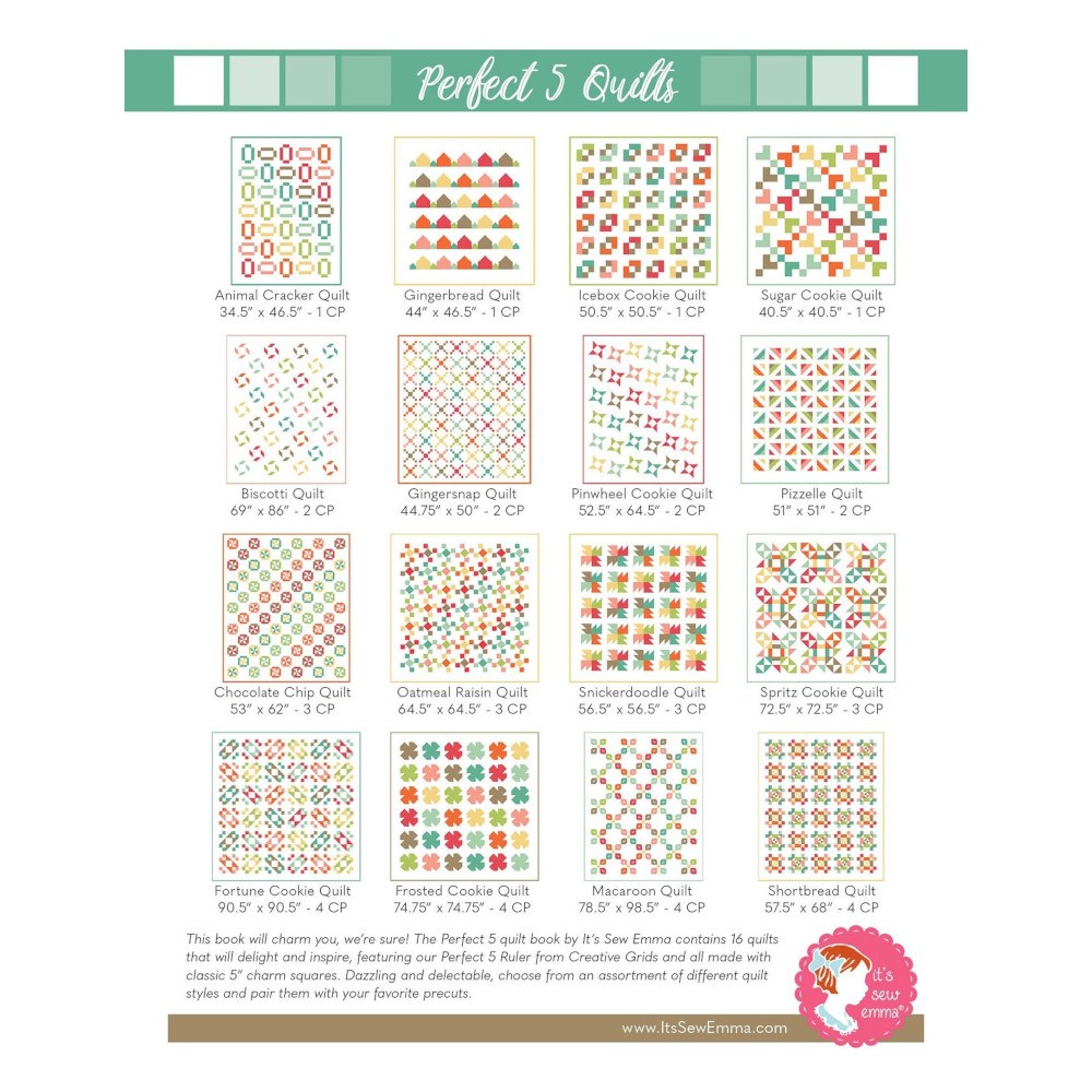 Perfect 5 Quilts Book image # 58834