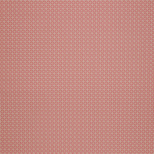 Island Life Summer Rattan fabric with a small woven-inspired geometric pattern in pink and coral.