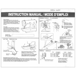 Simplicity SL1650 Instruction Manual image # 116266