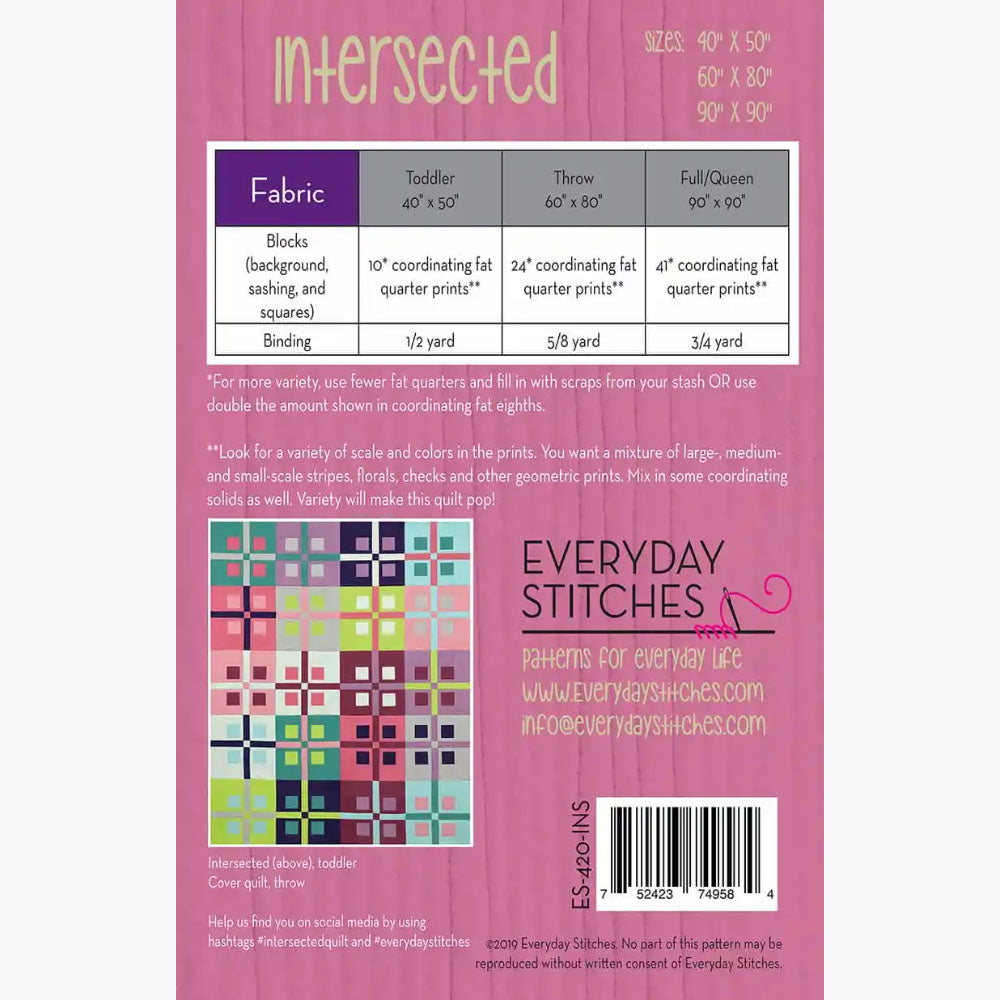 Intersected Quilt Pattern image # 103818