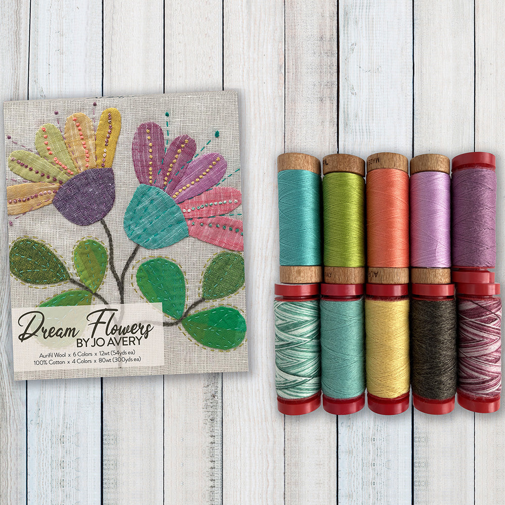 Aurifil Dream Flowers 10 Spool Thread Collection image # 118208