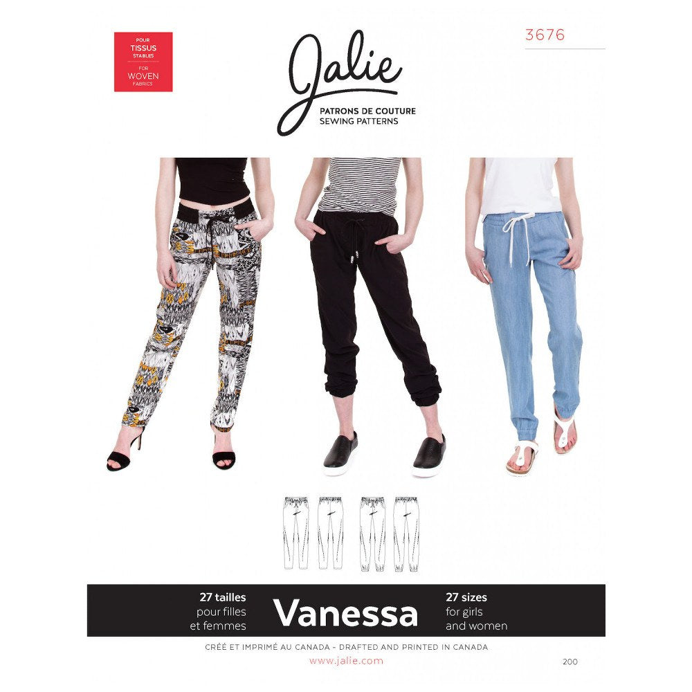 Vanessa Fluid Pants Pattern image # 43209