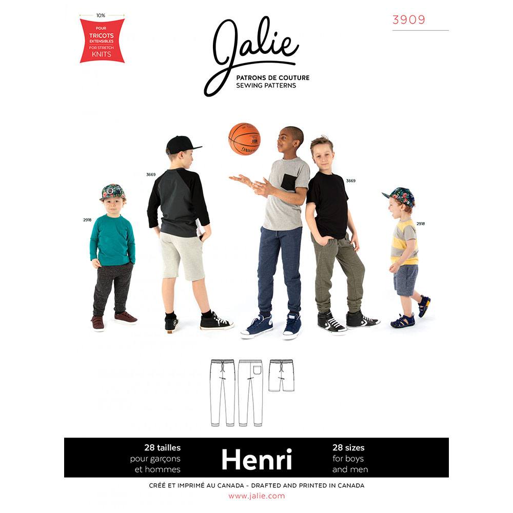 Henri Joggers and Shorts Pattern image # 69567
