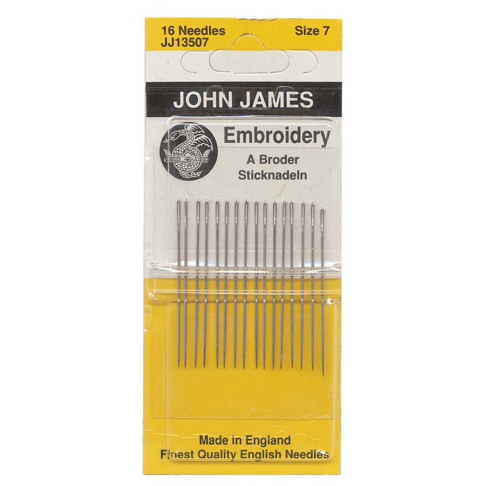 John James Embroidery Needles - Size 7 image # 42968