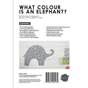 Jen Kingwell, What Color is an Elephant? Quilt Pattern image # 62436