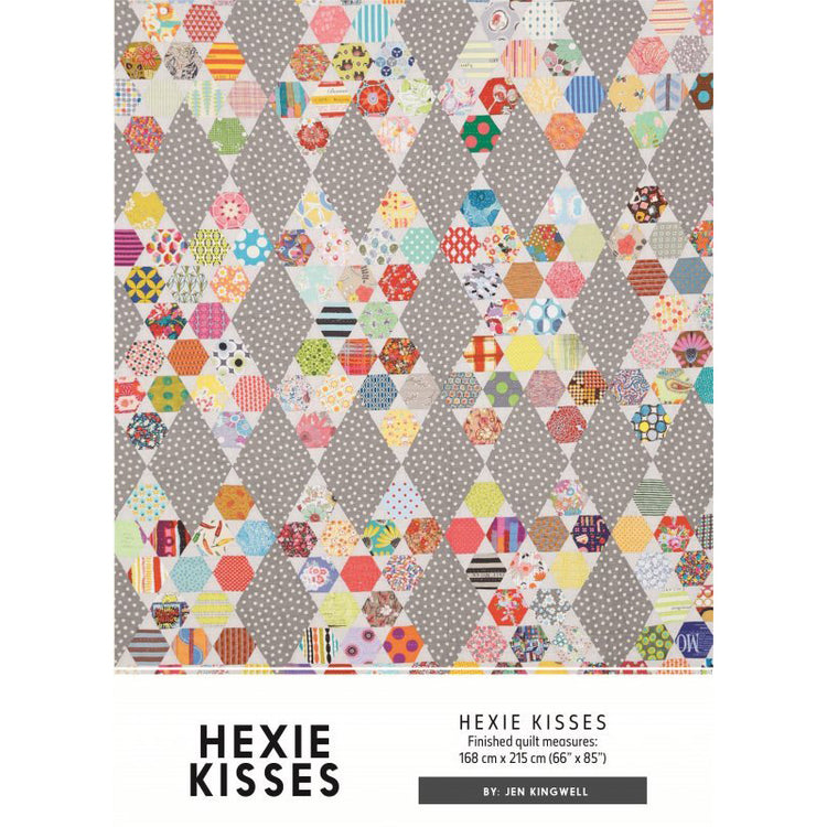 Jen Kingwell, Hexie Kisses Quilt Pattern image # 62434