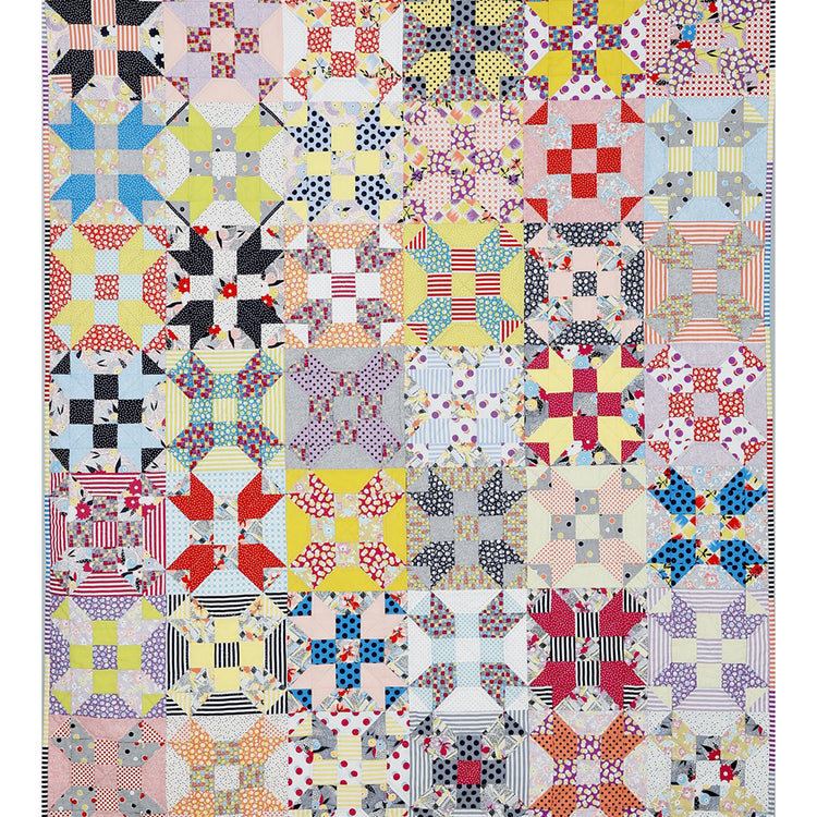 Jen Kingwell, Gardenvale Stars Quilt Pattern image # 62422