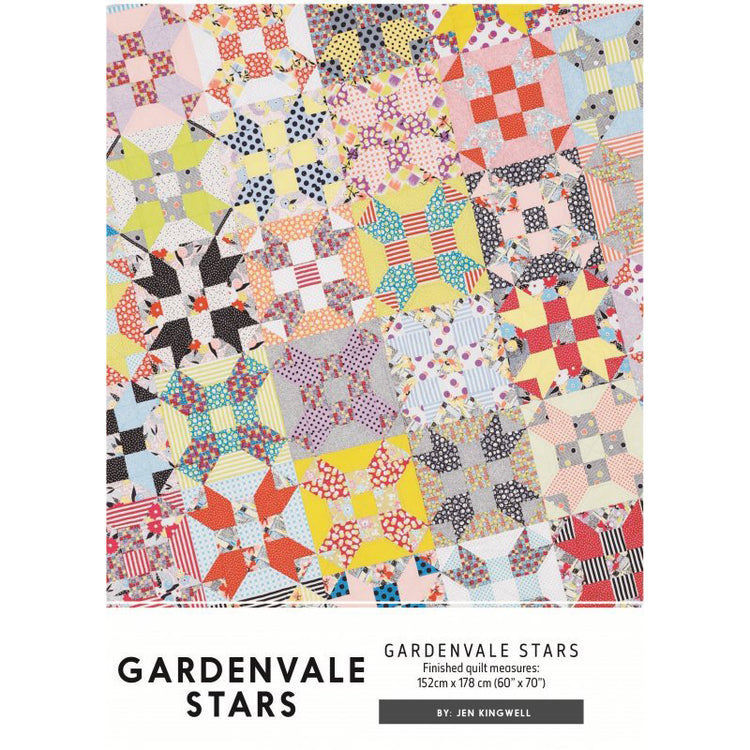 Jen Kingwell, Gardenvale Stars Quilt Pattern image # 62424