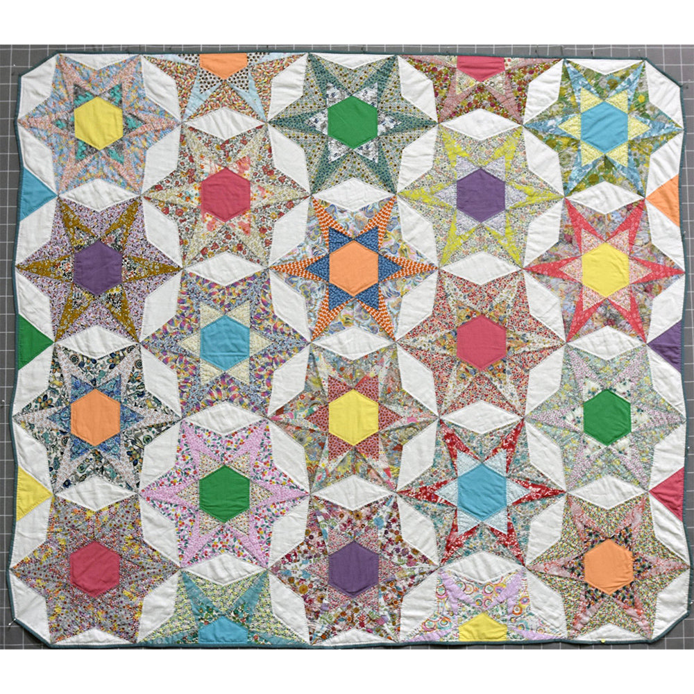 Jen Kingwell, 4 O' Clock in Peru Quilt Pattern with Template image # 63318