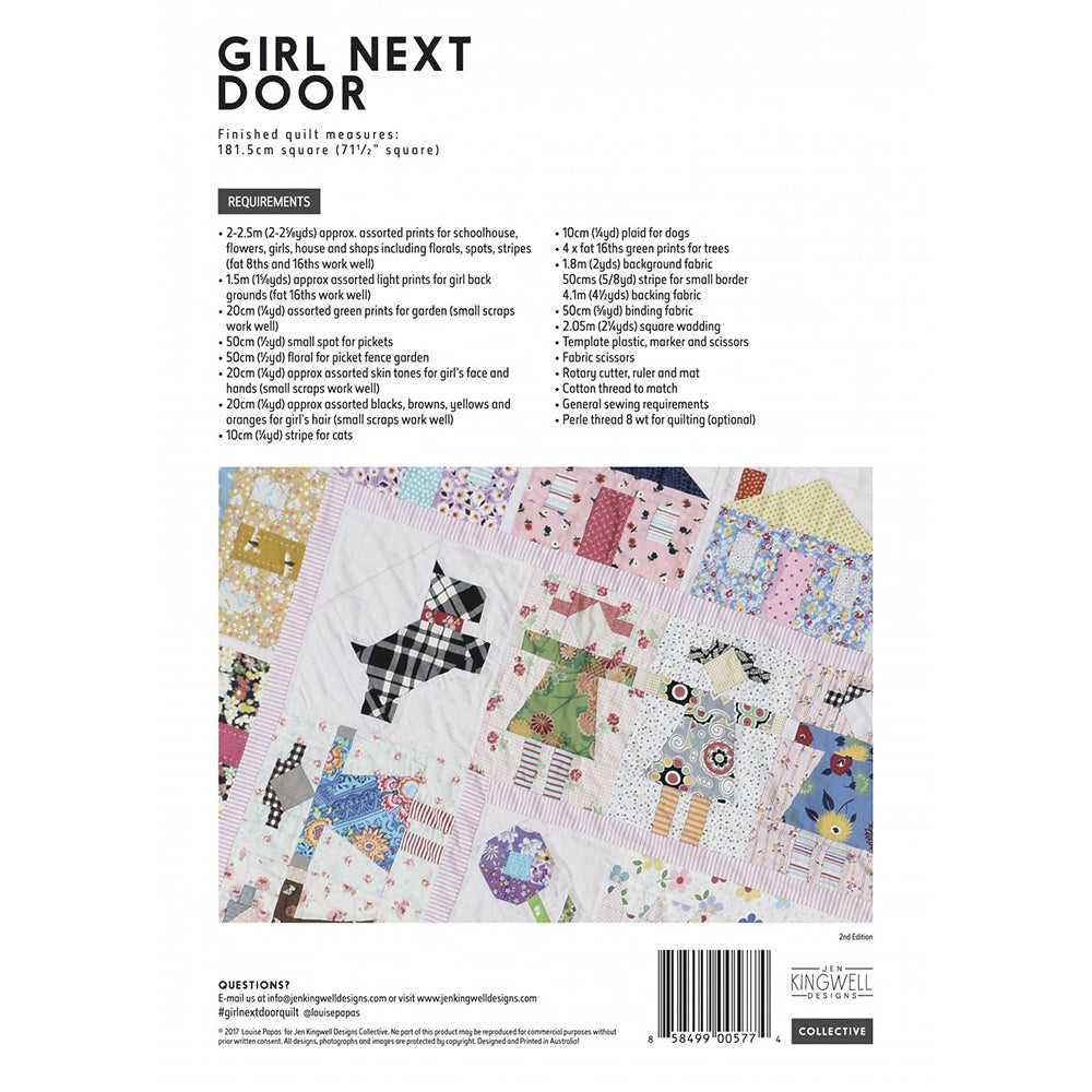 Jen Kingwell, Girl Next Door Quilt Pattern image # 63113