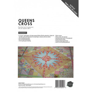 Jen Kingwell, Queens Cross Quilt Pattern with Template image # 63305