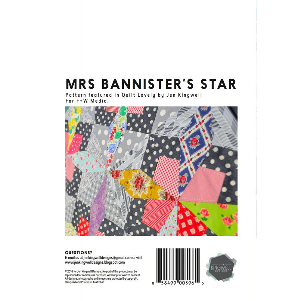 Jen Kingwell, Mrs. Bannisters Star Acrylic Template image # 63467