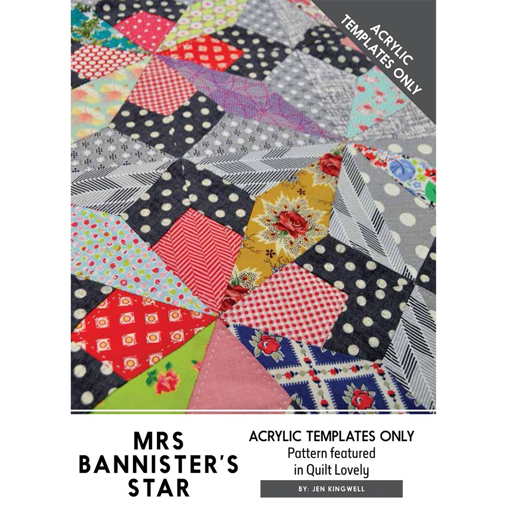 Jen Kingwell, Mrs. Bannisters Star Acrylic Template image # 63468