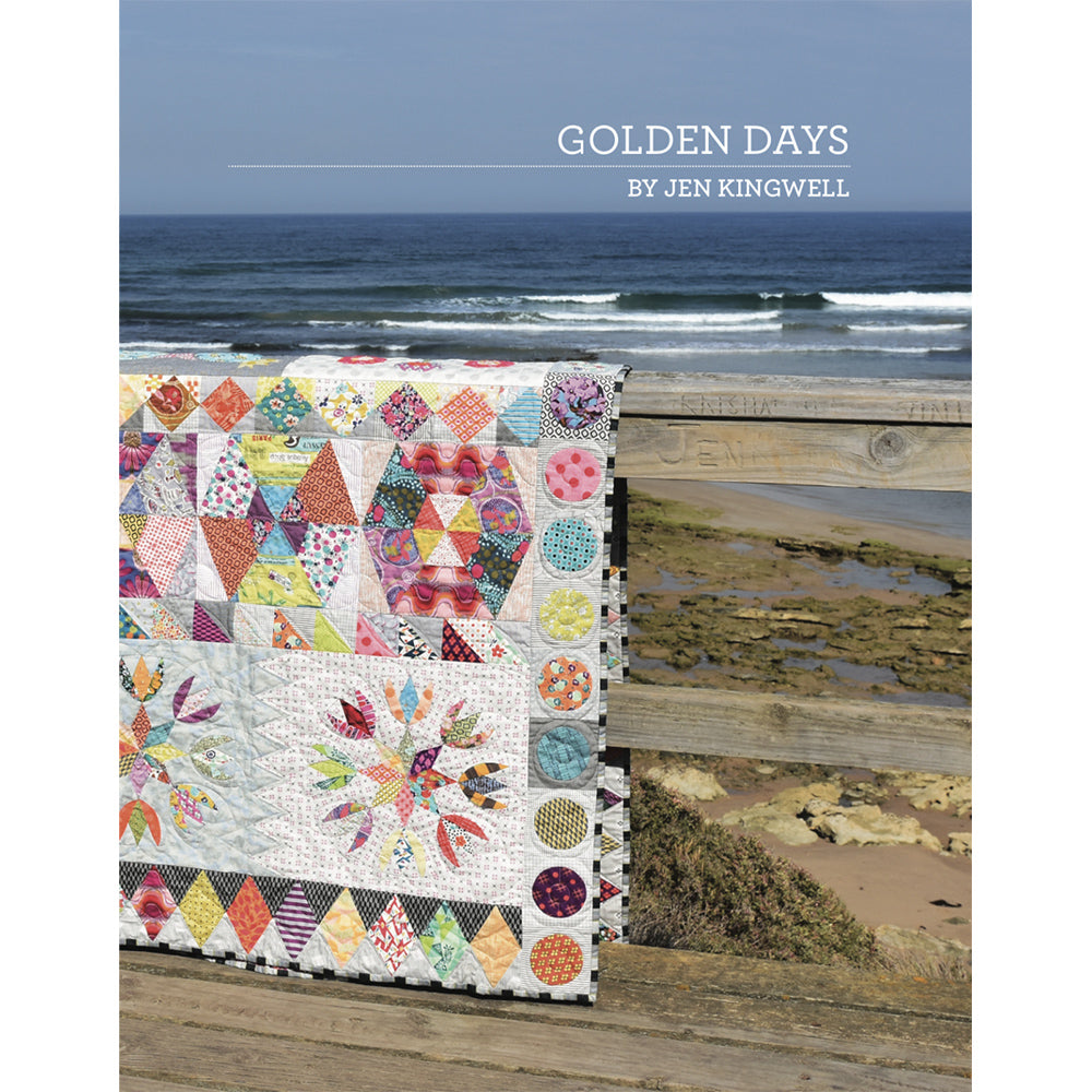 Jen Kingwell, Golden Days Quilt Pattern Booklet image # 62332