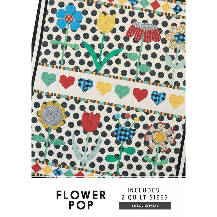 Jen Kingwell, Flower Pop Quilt Pattern image # 63343