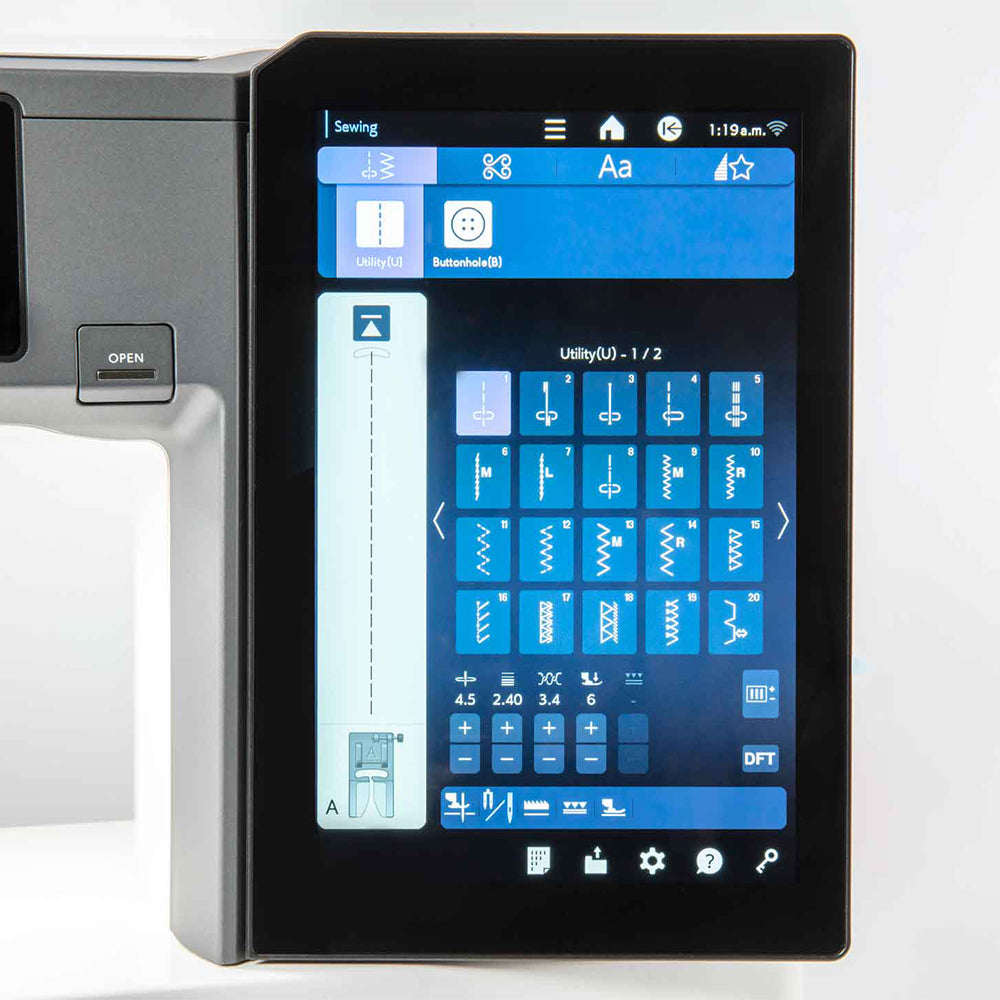 Janome Continental M17 Professional Sewing & Embroidery Machine image # 96479