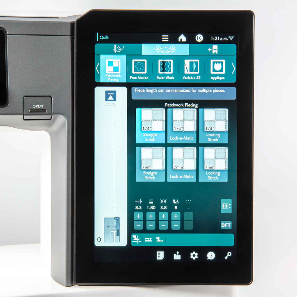 Janome Continental M17 Professional Sewing & Embroidery Machine image # 96480