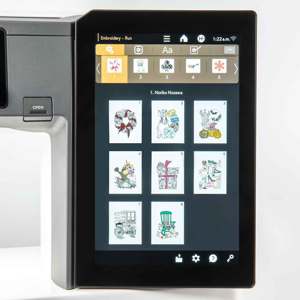 Janome Continental M17 Professional Sewing & Embroidery Machine image # 96482