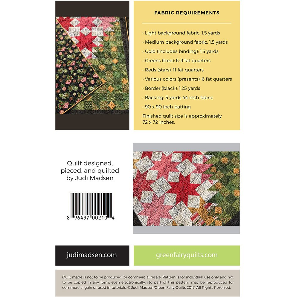 Patchwork Christmas Quilt Pattern image # 68695