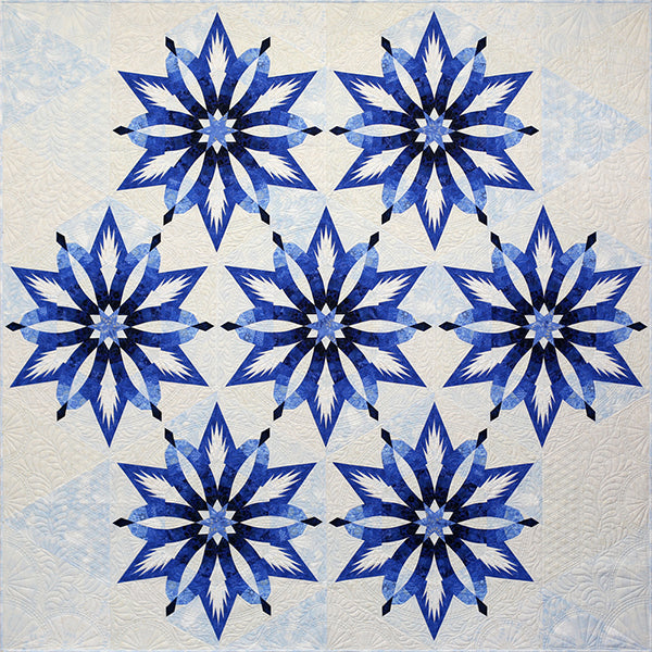 Diamond Wedding Star Wall Quilt Pattern image # 69958