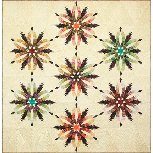 Diamond Wedding Star Wall Quilt Pattern image # 69956
