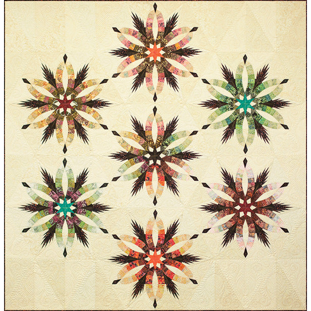Diamond Wedding Star Wall Quilt Pattern image # 69956