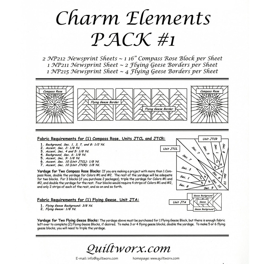 Quiltworx Charm Elements Pack image # 88284