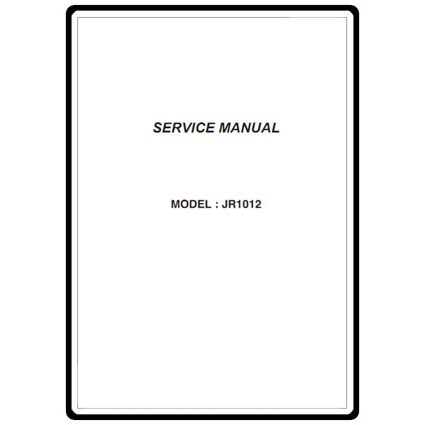 Service Manual, Janome JR1012 image # 10360