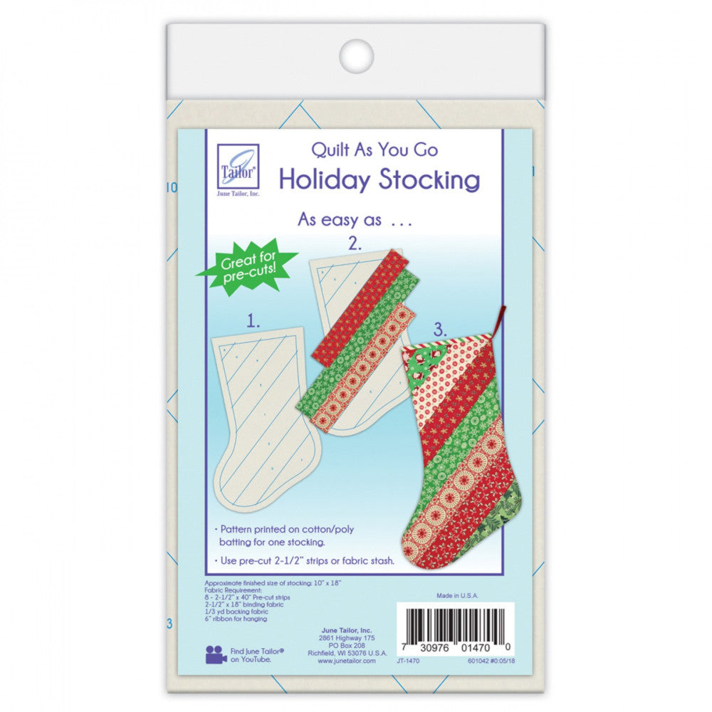 Quilt as You Go Holiday Stockings Pattern image # 49839