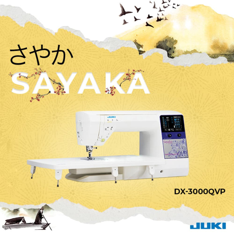 Juki Sayaka DX-3000QVP Computerized Sewing and Quilting Machine image # 98702