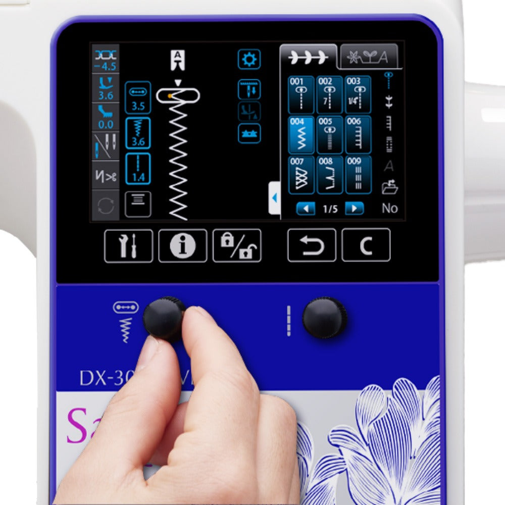 Juki Sayaka DX-3000QVP Computerized Sewing and Quilting Machine image # 98644