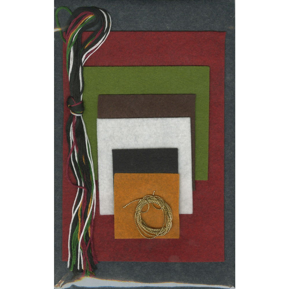 Charcoal Mittens Ornament Kit image # 43396