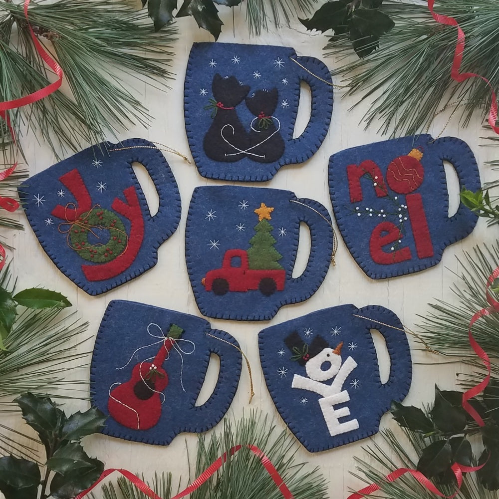 Merry Mugs Ornament Kit - Makes 6 Ornaments image # 47368