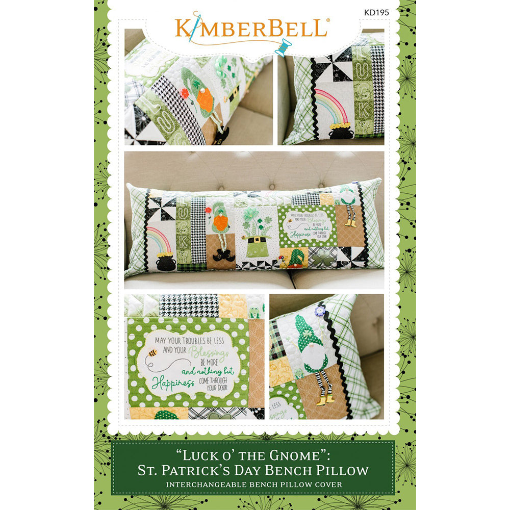 Kimberbell, Luck O' The Gnome: Bench Pillow Sewing Pattern image # 67732