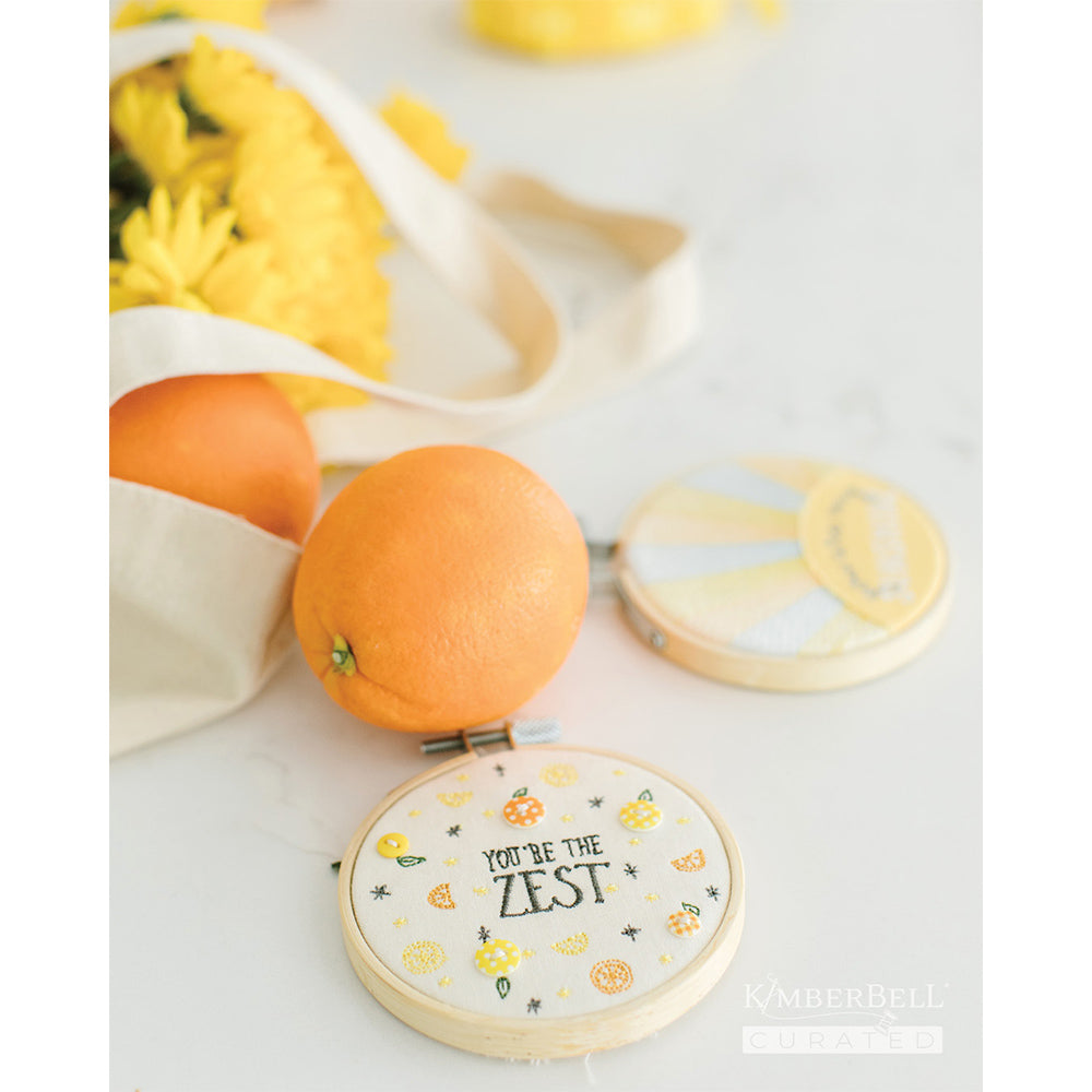 Kimberbell Curated Citrus & Sunshine 12 Embroidery Patterns image # 67747