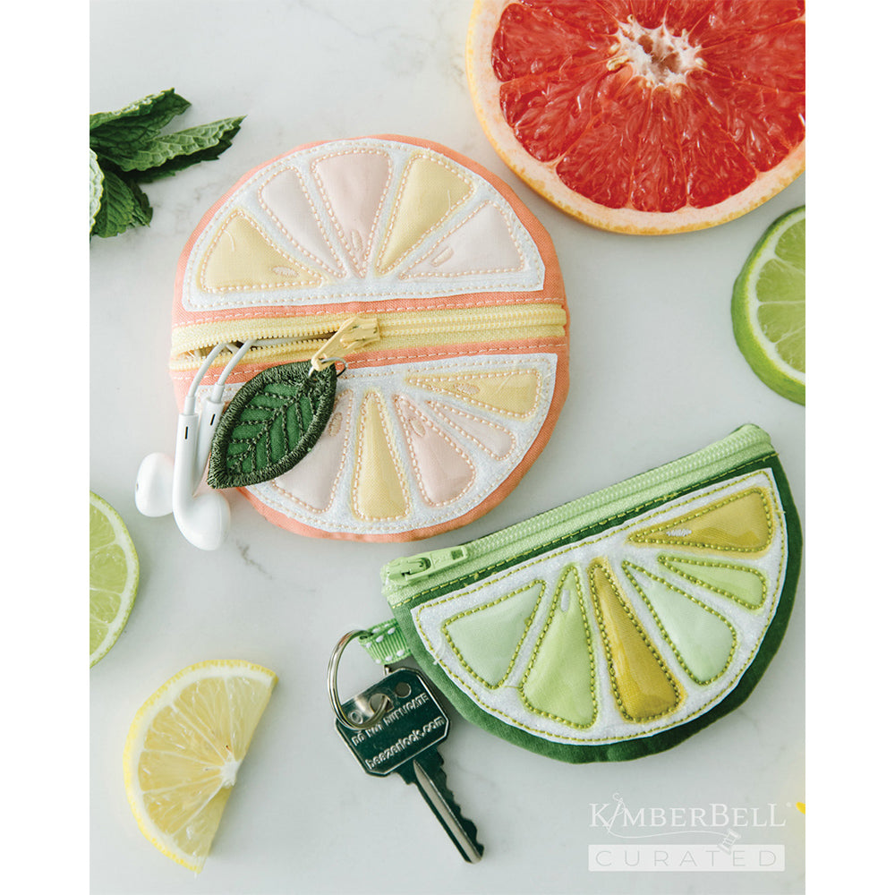 Kimberbell Curated Citrus & Sunshine 12 Embroidery Patterns image # 67746