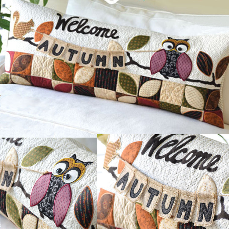 Welcome Autumn! Bench Pillow Embroidery CD, KimberBell Designs image # 52084
