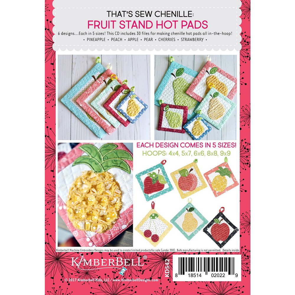 That's Sew Chenille: Fruit Stand Hotpads CD image # 44895