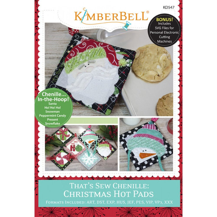 That's Sew Chenille Christmas Hot Pads Embroidery CD image # 43424