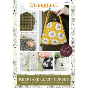 Kimberbell Keepsake Clasp Purses CD Pattern image # 65119