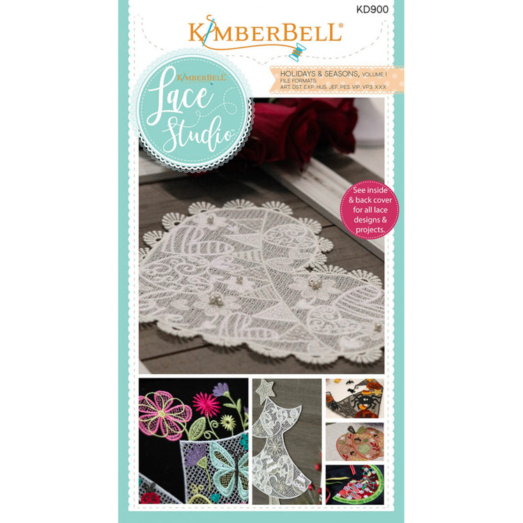 Kimberbell, Lace Studio Holidays & Seasons Embroidery Pattern CD - Volume 1 image # 54495