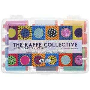 Aurifil 50wt Kaffe Collective Thread Collection - 12 Spools image # 97940