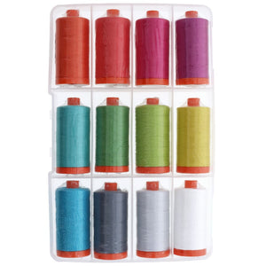 Aurifil Color Crush 50wt.Thread Collection, 12 Spools image # 95446