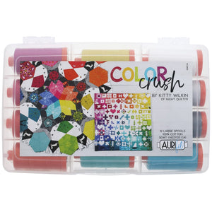 Aurifil Color Crush 50wt.Thread Collection, 12 Spools image # 95445