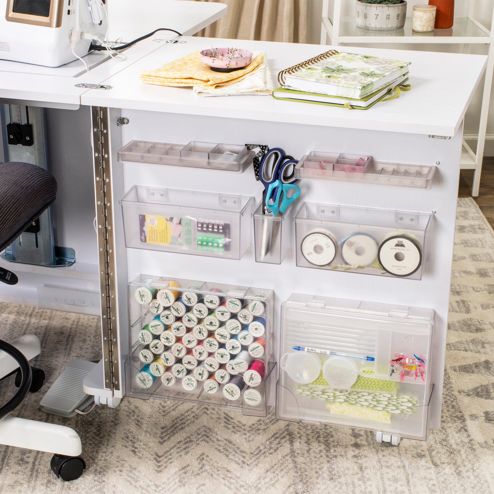 Koala Eclipse Sewing Cabinet - English White Ash